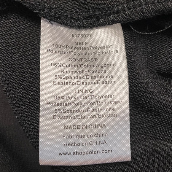 Anthropologie Dolan Mesh Dot Short Sleeve Bubble Top Size Large Black Crewneck - Picture 16 of 17